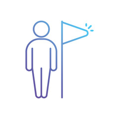 Leadership vector icon