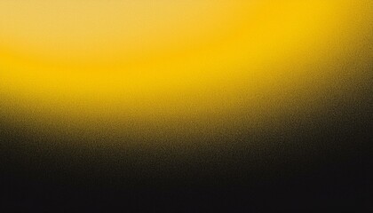 abstract gradient background blending from yellow to black with noise grain texture