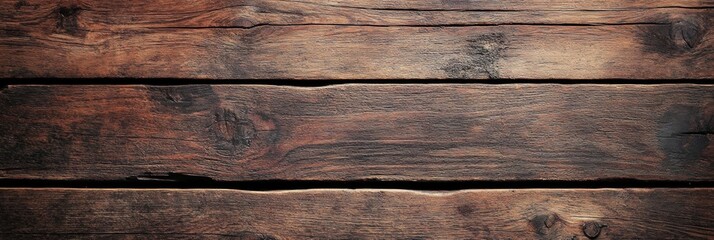 Fototapeta premium Rustic wooden surface providing a perfect backdrop for text or design elements in various creative projects. Generative AI