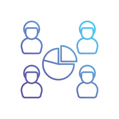 Shareholders vector icon