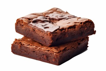 Delicious Brownie Dessert Isolated on Transparent Background, Perfect for Baking or Café Themes, Sweet Treat for Food Lovers and Pastry Enthusiasts
