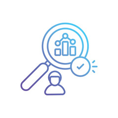 Analysing vector icon