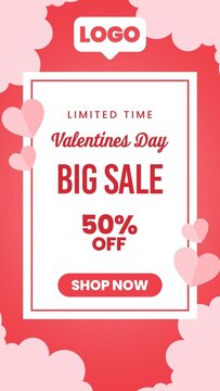 Valentine Social Story Discount Advertisement