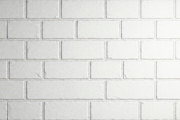 Naklejka premium Clean, straight lines of white ceramic brick tile, clean, design, kitchen
