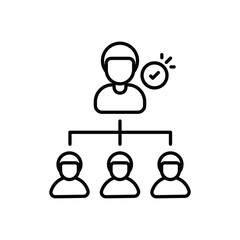 Organisation vector icon