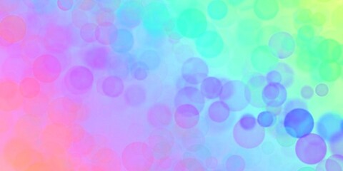 Abstract Bokeh Background with Pastel Colors