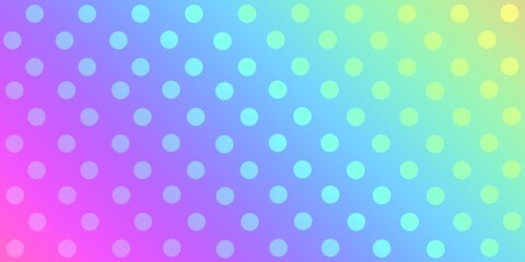 Vibrant Gradient Polka Dot Background Design