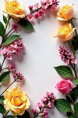 Soft pink sage leaves surround yellow rock rose flowers, pink sage, floral arrangements