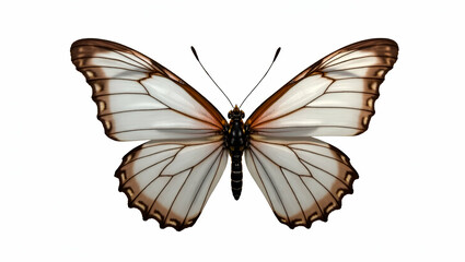 Obraz premium Highly Detailed Photorealistic Butterfly with Delicate Wings – Nature’s Intricate Beauty