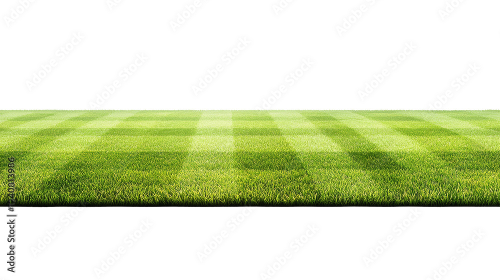 Fototapete vibrant green grass with a checkerboard pattern on a transparent background suitable for various des