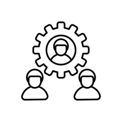 Staff Training vector icon