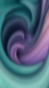 Abstract blurred teal, lavender, and peach gradient swirl with a soft, slow motion background loop. Backgrounds in tech presentations, creative projects, or calming visual displays.