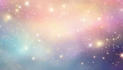 Fototapeta premium soft glittering pastel background with subtle starry accents