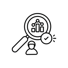 Analysing vector icon