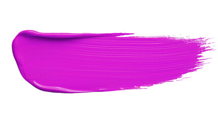 pink paint brush stroke isolated. color paint on transparent background. png