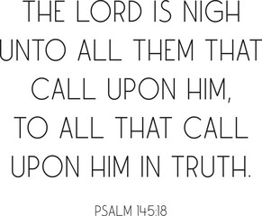 Answering Prayer Bible Verse, God’s promises, biblical quote, encouraging scripture print vector illustration