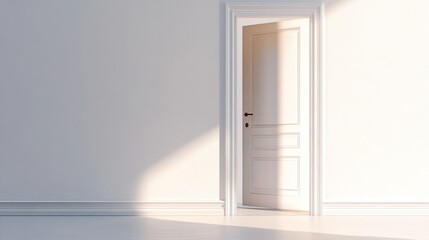 Ajar Door: A Glimpse of New Beginnings