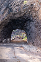 Fototapeta premium Tunnel in the mountain, Madeira, Portugal
