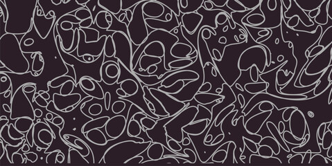 Minimalist white abstract line background, line background with aesthetic abstract shape patterns