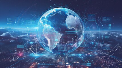 Obraz premium Nlp ai network