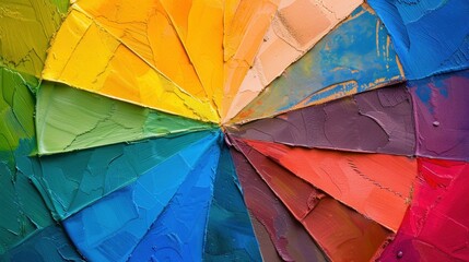 A child-friendly primary color wheel featuring large, bold sections for easy identification.