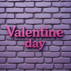 Fototapeta premium 발렌타인 데이 로고