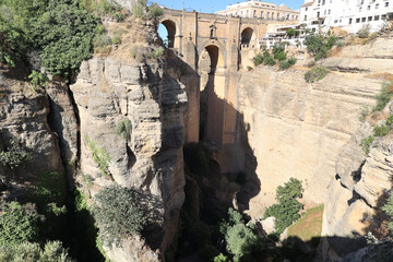 Puente Nuevo is one of Ronda's main tourist attractions. It was built in the 18th century as a stone bridge with three arches