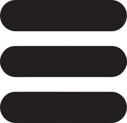 An illustration of a equal symbol