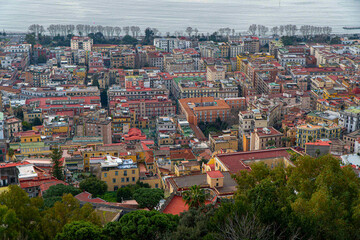 The city of Naples seen from St. Elmo castle