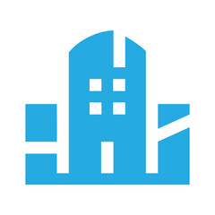 Fototapeta premium Commercial real estate building logo design