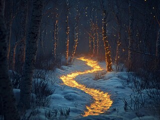 Enchanted Winter Path