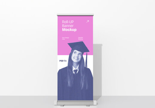Roll Up Banner Mockup