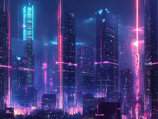 Neon Cityscape