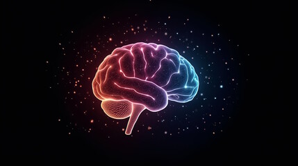 Digital model of the human brain AI Technology