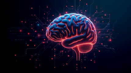 Digital model of the human brain AI Technology