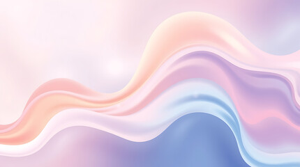 Fototapeta premium Abstract Pastel Wave Background: Fluid Color Gradient Texture Wallpaper. Perfect for modern design projects, websites, and presentations.