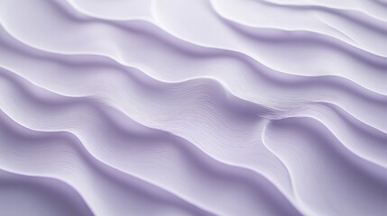 薄紫のウェーブ