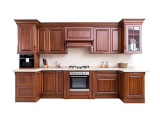 Sleek and modern kitchen design featuring sink microwave integration modern