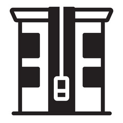 Modern Architecture glyph icon