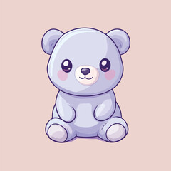 teddy bear clipart vector illustration