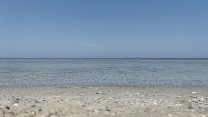 beach in the morning