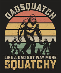 Bigfoot vector illustration, Sasquatch silhouette icon,Hairy wild man symbol, bigfoot t-shirt design for adventure lovers,Bigfoot silhouette, Logo Poster Label Vector Illustration Retro Vintage Badge 