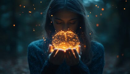 Concept of World Mental Health Day, highlighting the importance of mental wellbeing, psychology, and care, with calming imagery and awareness messages, 4K resolution