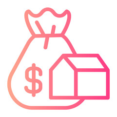 budget gradient icon