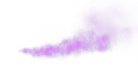 Bright Purple Smoke Cloud Illustration. Fantastic purple smoke. Magic smoke. Smog cloud on podium or stage. Fog vapor over ground or water surface, magic haze. Magic smoke, magic fog, purple steam. PN