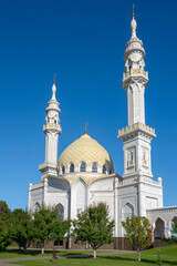 Republic of Tatarstan. View of the White Mosque. Bulgarians, Russia