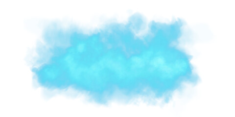Bright Blue Smoke Cloud Illustration. Fantastic blue smoke. Magic smoke. Smog cloud on podium or stage. Fog vapor over ground or water surface, magic haze. Magic smoke, magic fog, blue steam. PNG.