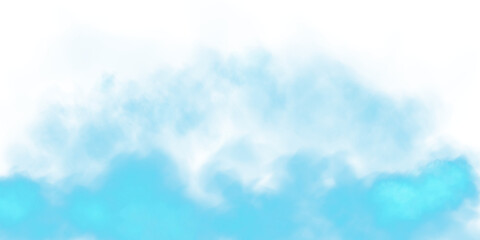 Bright Blue Smoke Cloud Illustration. Fantastic blue smoke. Magic smoke. Smog cloud on podium or stage. Fog vapor over ground or water surface, magic haze. Magic smoke, magic fog, blue steam. PNG.