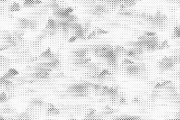Abstract grunge halftone background. Retro pop art comic style background. Distressed halftone dotted banner frame for social media business