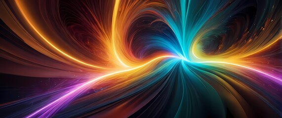 Obraz premium Energetic collection of different types of abstract wallpapers bursting with colors and textures that ignite creativity and imagination